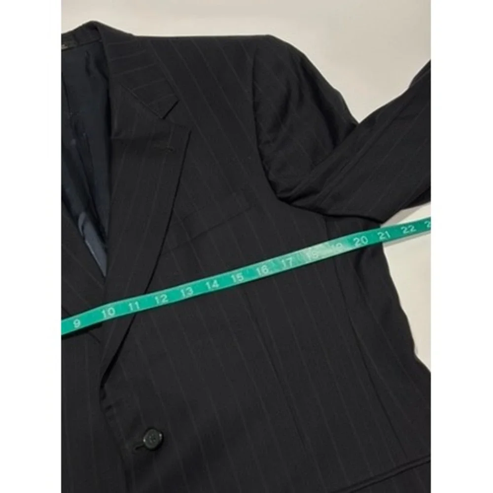 Hart Schaffner Men's 40R Pinstripe Blazer Sport‎ Coat Gold Trumpeter Classic USA